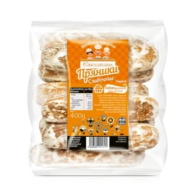 Пряники - Ксюшкины, сливочные, Веселая пекарня, 400 г Пряники - Ксюшкины, сливочные, Веселая пекарня, 400 г