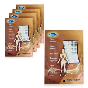 Пластырь - Перцовый, перфорированный, 10 х 16 см х 5 шт. 