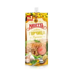 Russischer Senf, scharf, Macheev, 160 ml Russischer Senf, scharf, Macheev, 160 ml
