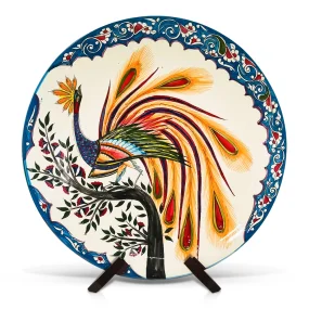 Lagan - Feuervogel X2, Rischtan-Keramik, Ø 42 cm