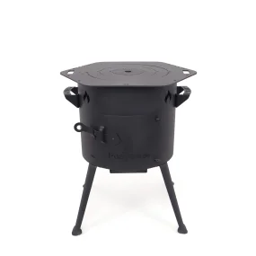 Печь учаг Ø 36 см, для казана 10 л, плита
