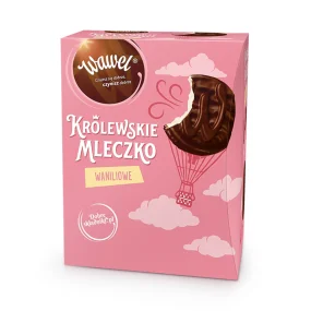 Schokokonfekt - Krolewskie mleczko, mit Vanillegeschmack, in Schokoglasur, 300 g Schokokonfekt - Krolewskie mleczko, mit Vanillegeschmack, in Schokoglasur, 300 g