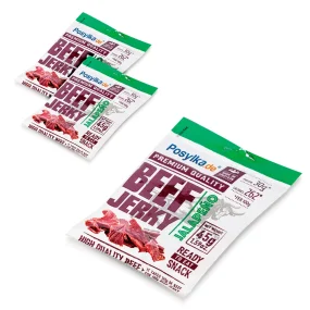 Getrocknetes Rindfleisch - Jerky mit Jalapeno, 3 х 45 g  Getrocknetes Rindfleisch - Jerky mit Jalapeno, 3 х 45 g