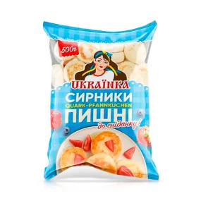 Quarkpfannkuchen - Syrniki, Ukrainka, 500 g Quarkpfannkuchen - Syrniki, Ukrainka, 500 g