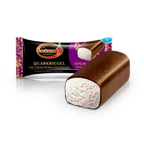 Quarkriegel in Schokoglasur, mit Creme-Brüleе, Lackmann, 38 g Quarkriegel in Schokoglasur, mit Creme-Brüleе, Lackmann, 38 g