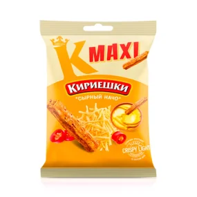Brotchips mit dem Geschmack von Käse-Nacho, Kirieschki, 60 g