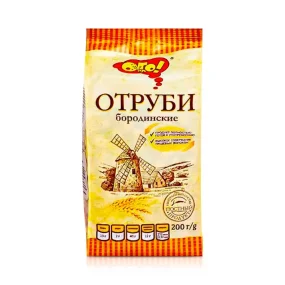 Roggenkleie-Erzeugnis - Borodinskie, Ogo, 200 g Roggenkleie-Erzeugnis - Borodinskie, Ogo, 200 g
