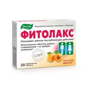 Фитолакс, Эвалар, 20 таблеток Фитолакс, Эвалар, 20 таблеток