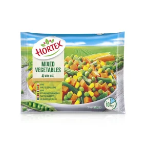 Gemüsemischung - Gemüsequartett, tiefgefroren, Hortex, 450 g 