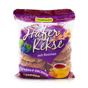 Haferkekse mit Rosinen, Steinhauer, 300 g Haferkekse mit Rosinen, Steinhauer, 300 g