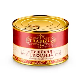 Тушёнка из говядины, Premium, Tradizia, 525 г