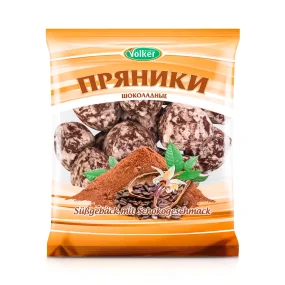Süßgebäck Prjaniki mit Schokogeschmack, Waldemar Völke, 400 g Süßgebäck Prjaniki mit Schokogeschmack, Waldemar Völke, 400 g