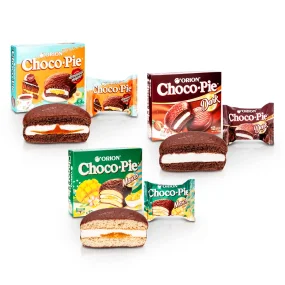 Gebäck-Set - Choko Pie, Schokolade, Mango und Aprikose, 36 х 30 g