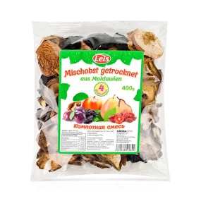 Mischobst getrocknet, für Kompott, 4 Obstsorten, 400 g Mischobst getrocknet, für Kompott, 4 Obstsorten, 400 g