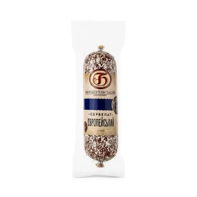 Wurst Serwelat - Europejskij, gekocht und geräuchert, Schweinefleisch, Bogoduhowskij, 300 g