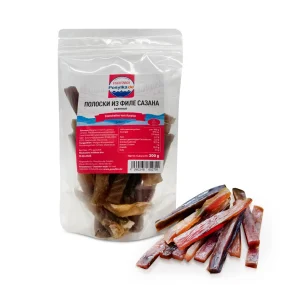 Полоски из филе сазана, вяленые, 200 г