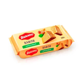 Вафли ореховые, Яшкино, 300 г