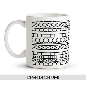 Tasse - Dreh mich um!, Keramik, 330 ml