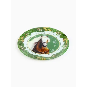 Тарелка плоская - С Новым Годом!, стекло, Ø 20 см