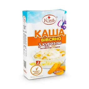 Haferflockenbrei, mit Trockenaprikosen, Kozub, 5 x 40 g  Haferflockenbrei, mit Trockenaprikosen, Kozub, 5 x 40 g