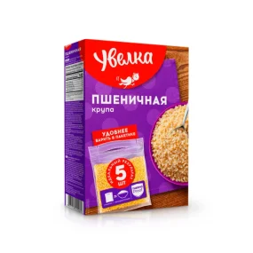 Крупа пшеничная, Увелка, 5 х 80 г Крупа пшеничная, Увелка, 5 х 80 г