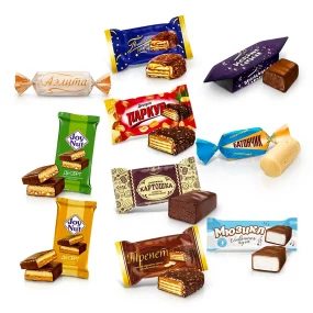 Pralinen Set NK - Dunkle Nacht, 10 Sorten, 1 kg