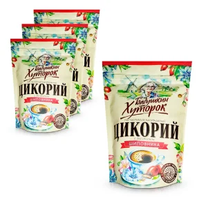 Цикорий растворимый с шиповником, Бабушкин хуторок, 100 г х 4 шт.