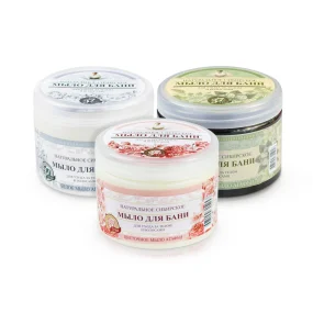 Набор мыла для ухода за телом и волосами, белое + чёрное + цветочное, Рецепты бабушки Агафьи Набор мыла для ухода за телом и волосами, белое + чёрное + цветочное, Рецепты бабушки Агафьи