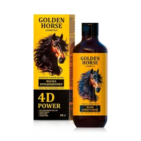 Маска-кондиционер для волос - Golden Horsе, 4D Power,  400 мл Маска-кондиционер для волос - Golden Horsе, 4D Power,  400 мл