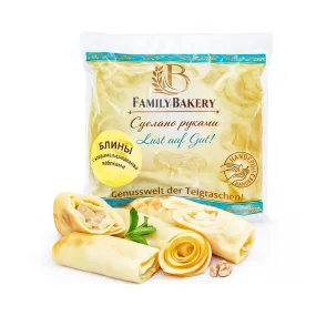 Bliny, Pfannkuchen mit Apfelfüllung, handgemacht, Family Bakery, 480 g