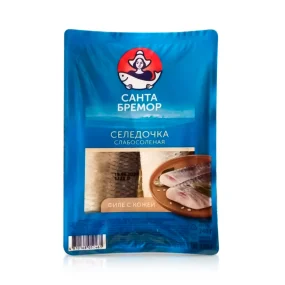 Heringsfilet mit Haut – Hering in Öl, leicht gesalzen, Santa Bremor, 240 g