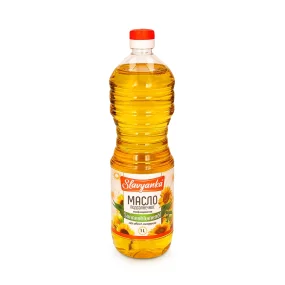 Масло подсолнечное - Славянка, нерафинированное, горячего отжима, 1 л Масло подсолнечное - Славянка, нерафинированное, горячего отжима, 1 л