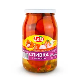 Томаты - Сливка, с чесноком, 900 г Томаты - Сливка, с чесноком, 900 г