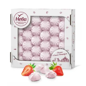 Zefir mini, mit Erdbeergeschmack, Neva, 270 g