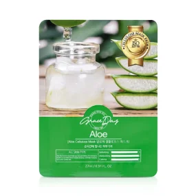 Маска для лица тканевая, с алоэ вера, Grace Day, 27 мл Маска для лица тканевая, с алоэ вера, Grace Day, 27 мл