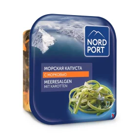 Капуста морская маринованная с морковью, Nord Port, 200 г