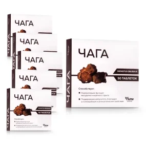 Чага, ФармГрупп, 50 таблеток х 6 шт. 