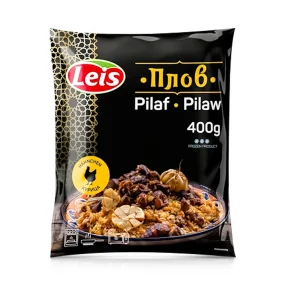 Plow mit Hähnchenfleisch, tiefgefroren, Leis, 400 g Plow mit Hähnchenfleisch, tiefgefroren, Leis, 400 g