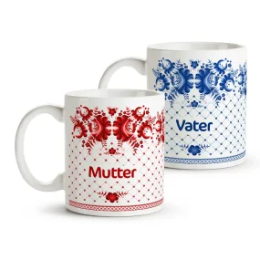 Набор кружек - Mutter und Vater, Fröhliche Ostern, керамика, 2 шт., 330 мл Набор кружек - Mutter und Vater, Fröhliche Ostern, керамика, 2 шт., 330 мл