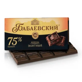 Bitterschokolade - Babaewskij Elite, 75 % Kakao, 150 g