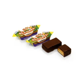 Waffelkonfekt - Korovka, mit Milchgeschmack, in kakaohaltiger Fettglasur, 300 g    