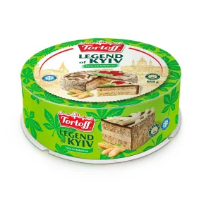 Torte - Legend of Kyiv, mit Erdnüssen, Tortoff, 850 g