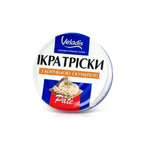 Пате из икры трески с копченой скумбрией, Veladis, 100 г Пате из икры трески с копченой скумбрией, Veladis, 100 г
