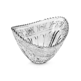 Dreieckige Salatschüssel - Schein, Glas, 500 ml