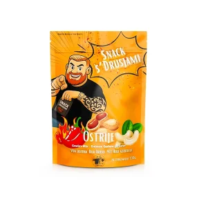 Арахис и кешью, обжаренные с экзотическими специями, s Drusjami, 130 г