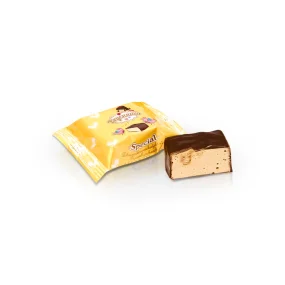 Schaumzuckerkonfekt - Wkusnjascha, mit Karamellgeschmack in kakaohaltiger Fettglasur, 500 g  