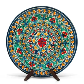Lagan - KaraKalam, Rischtan Keramik, Ø 37 cm Lagan - KaraKalam, Rischtan Keramik, Ø 37 cm