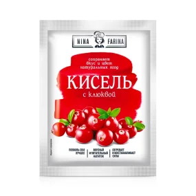 Кисель клюквенный, Nina Farina, 110 г
