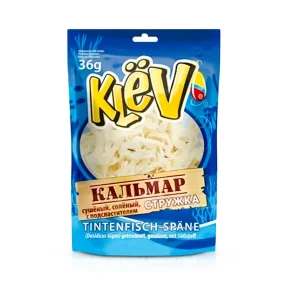 Fischsnack Kalmar, getrocknet, gesalzen mit Süßstoff, 36 g