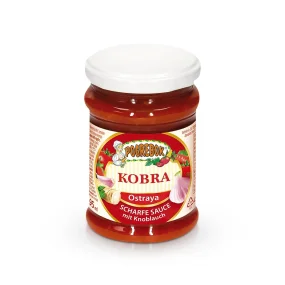 Соус - Кобра, острый с чесноком, Погребок, 295 мл Соус - Кобра, острый с чесноком, Погребок, 295 мл